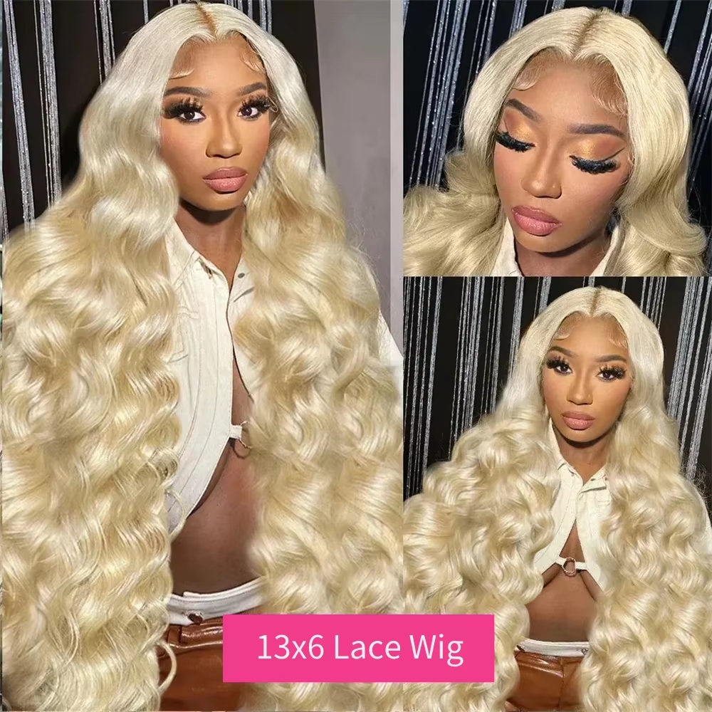 613 Blonde Body Wave 13x4 HD L - 613 Blonde Body Wave Lace Front Wig recension och pris