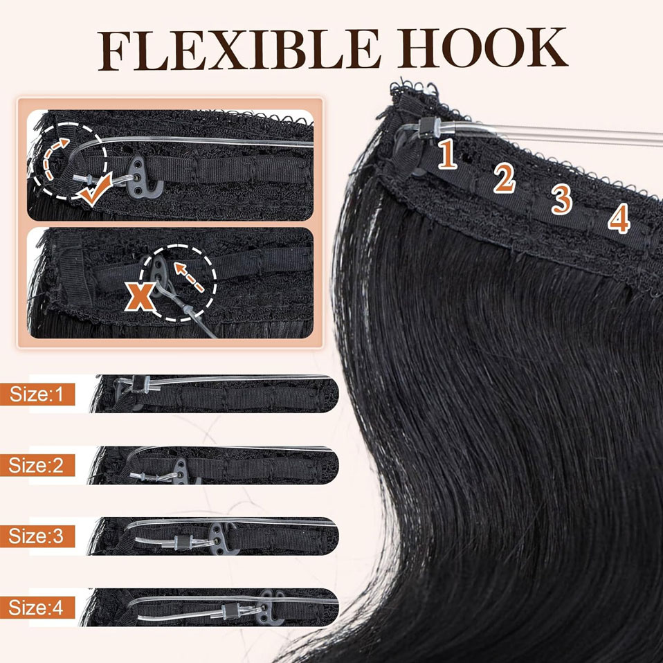 S-noilite Wire In Human Hair E - Invisible Tape In Extensions Real Hair recension och pris