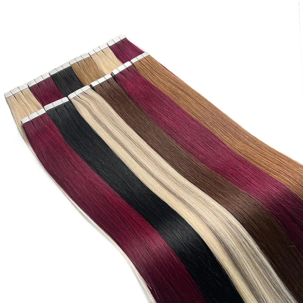 Tape In 100% Real Remy Human H - Invisible Tape In Extensions Real Hair recension och pris