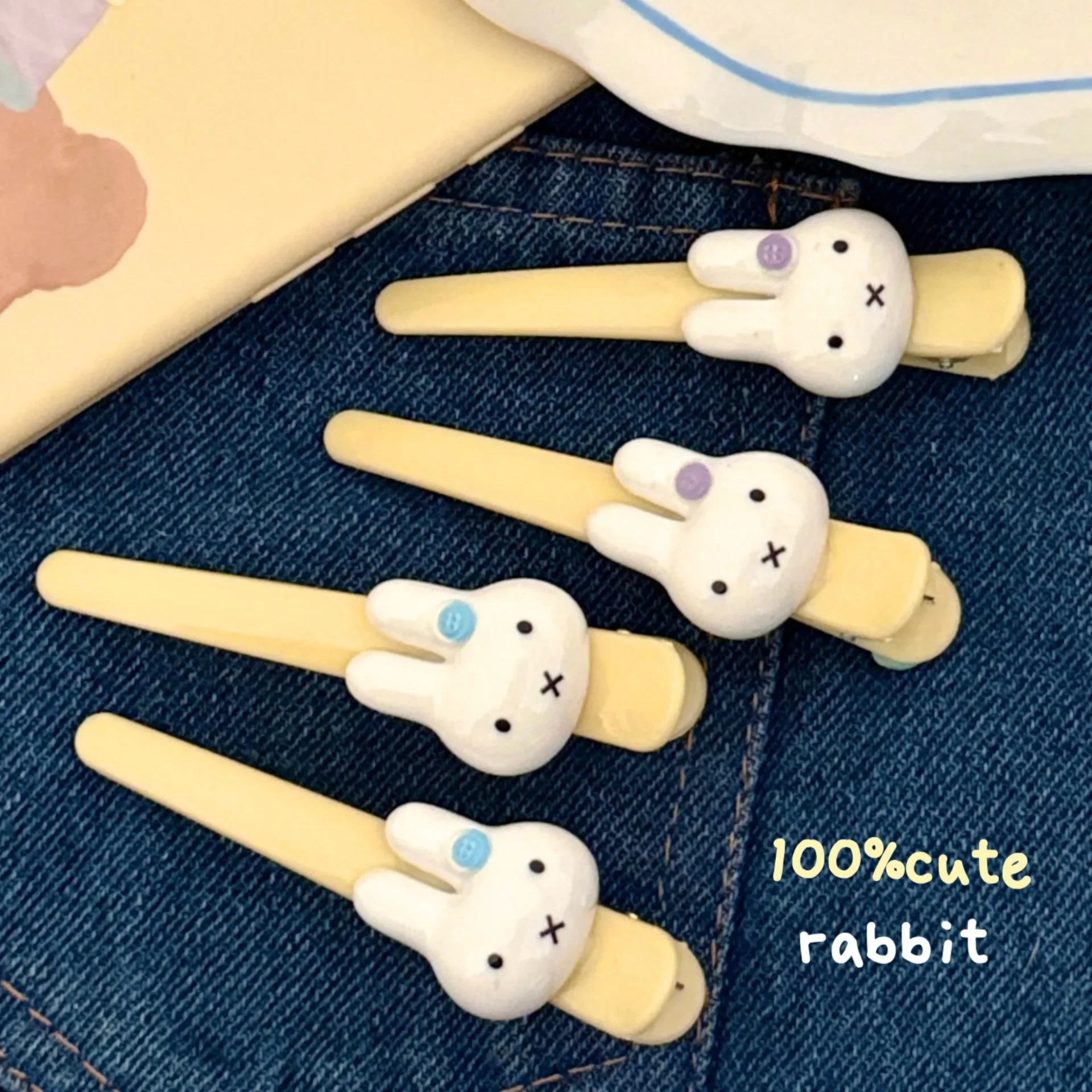 Miffy Rabbit Fringe Hair Clip  - Hair Bundles recension och pris