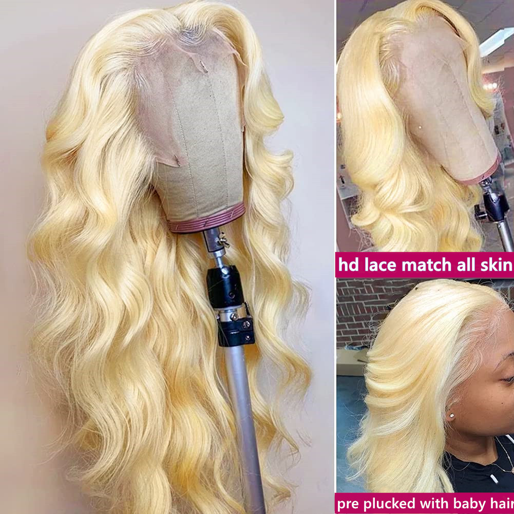 613 13x6 Lace Frontal Wig Huma - 613 Blonde Body Wave Lace Front Wig recension och pris
