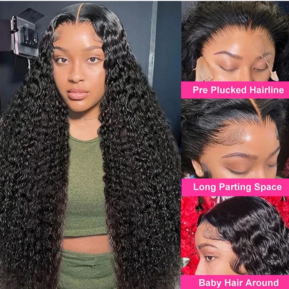 200 Density Natural Colored De - Human Hair Wigs recension och pris