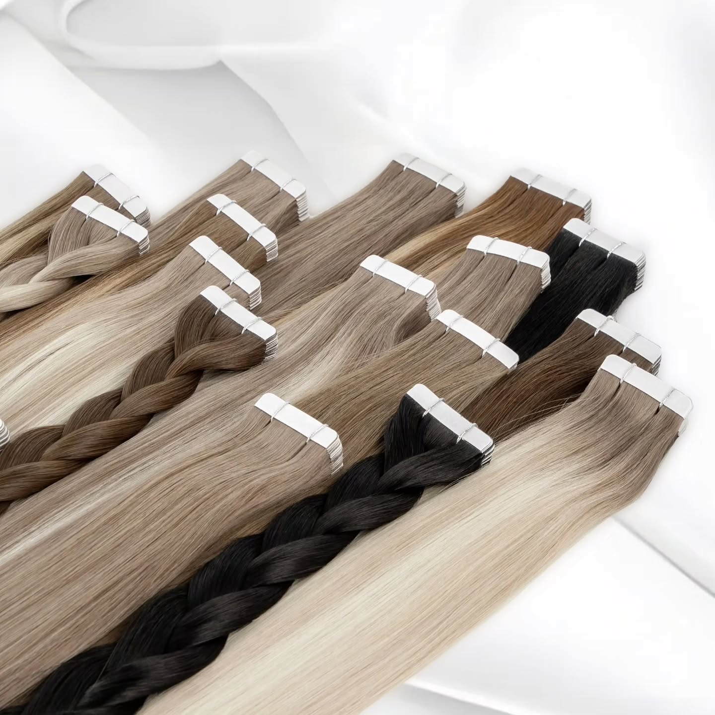 100% Remy Human Hair Straight  - Invisible Tape In Extensions Real Hair recension och pris