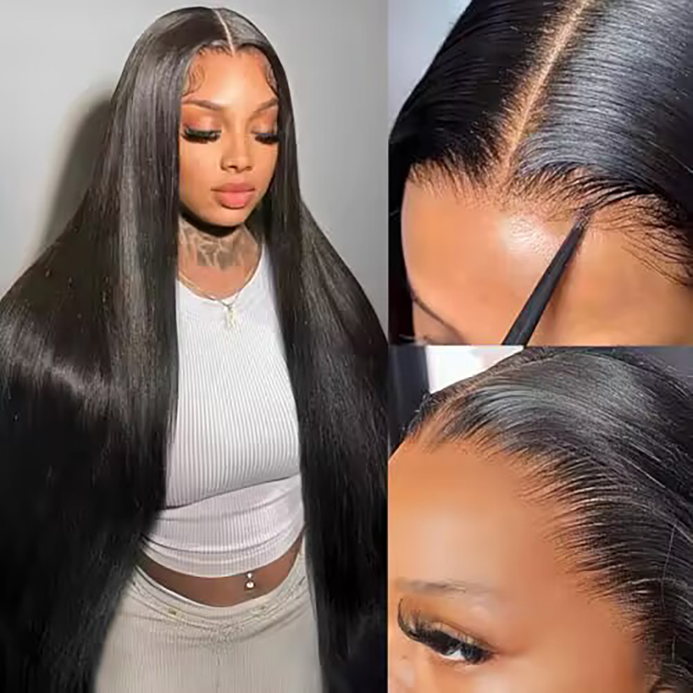 Gymdream Store 200% Density Bo - Hd Lace Frontal Wig Human Hair Pre Plucked recension och pris