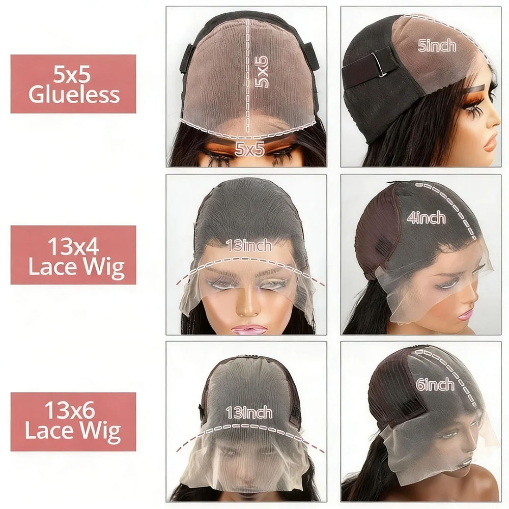 200% 13x6 13x4 Lace Frontal Wi - Pre Parted 13X4 Lace Front Bob Wig recension och pris
