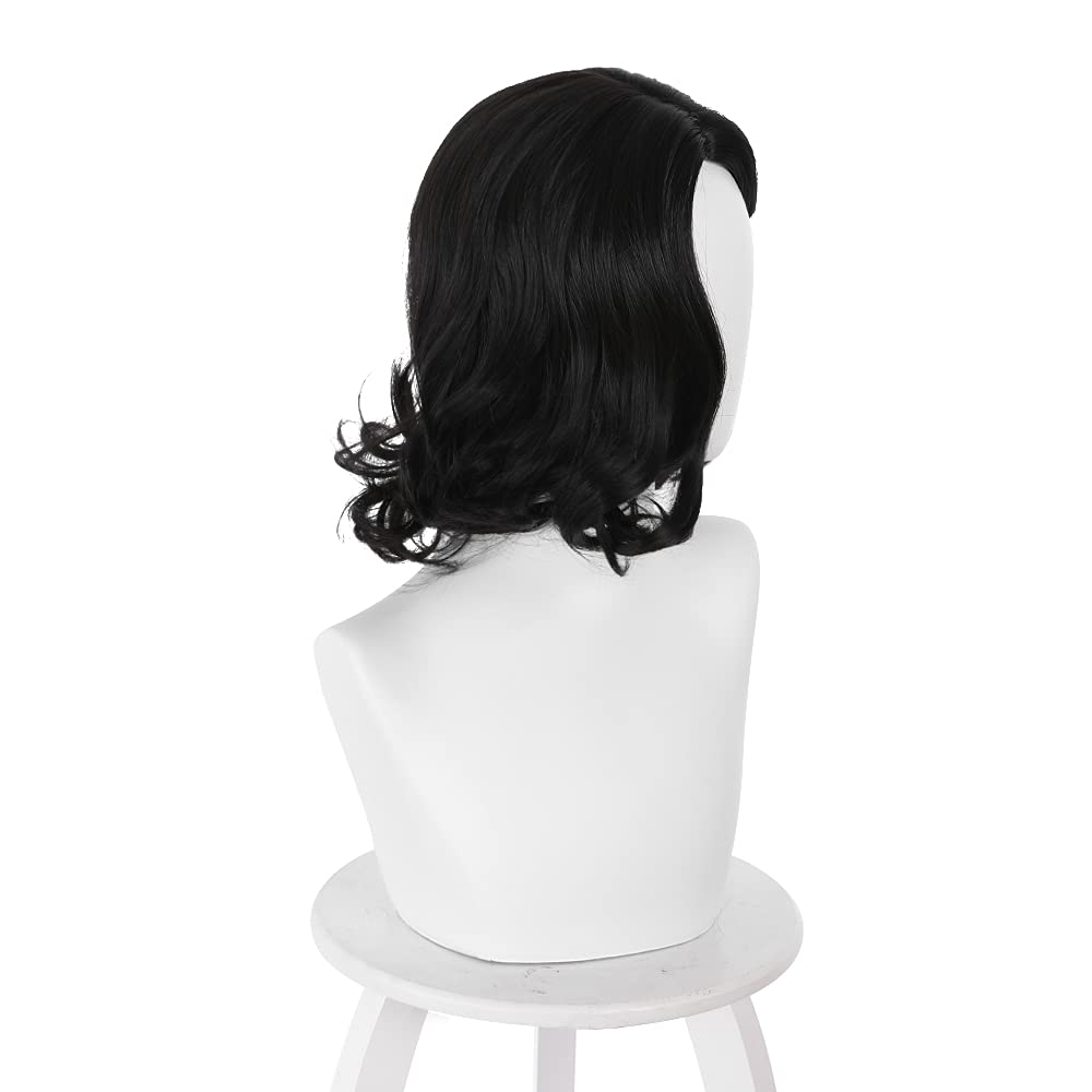 Black Short Bob Wavy Middle Pa - Synthetic Braided Wigs For Black Women recension och pris