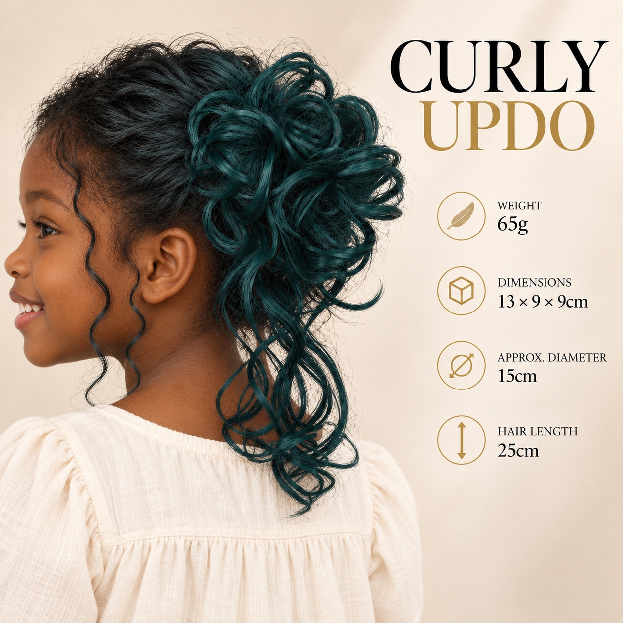 Curly Bun Hairpiece Claw Clip  - Claw Clip Messy Bun Hair Piece recension och pris